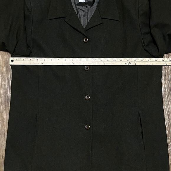 VTG Pendleton Knockabout Jacket Blazer Womens 16 Dark Green 100% Virgin Wool USA - Picture 7 of 7